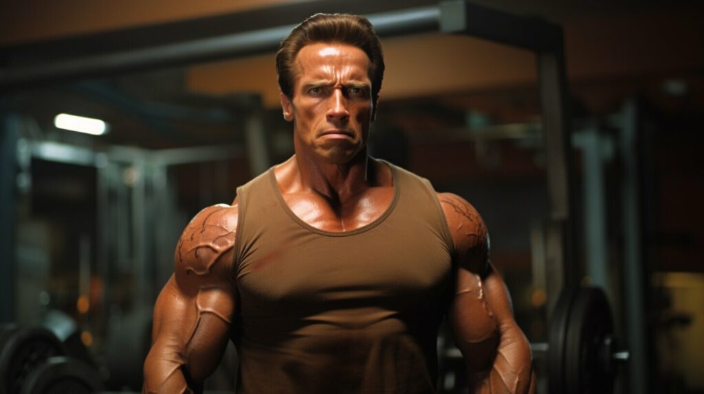 Arnold Schwarzenegger physique