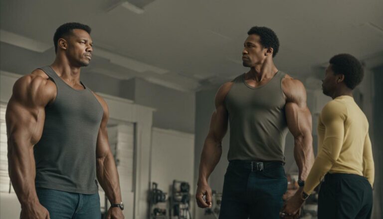 Do muscles look smaller on tall people?