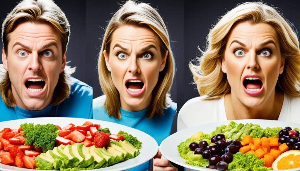 Celebrities and diet face