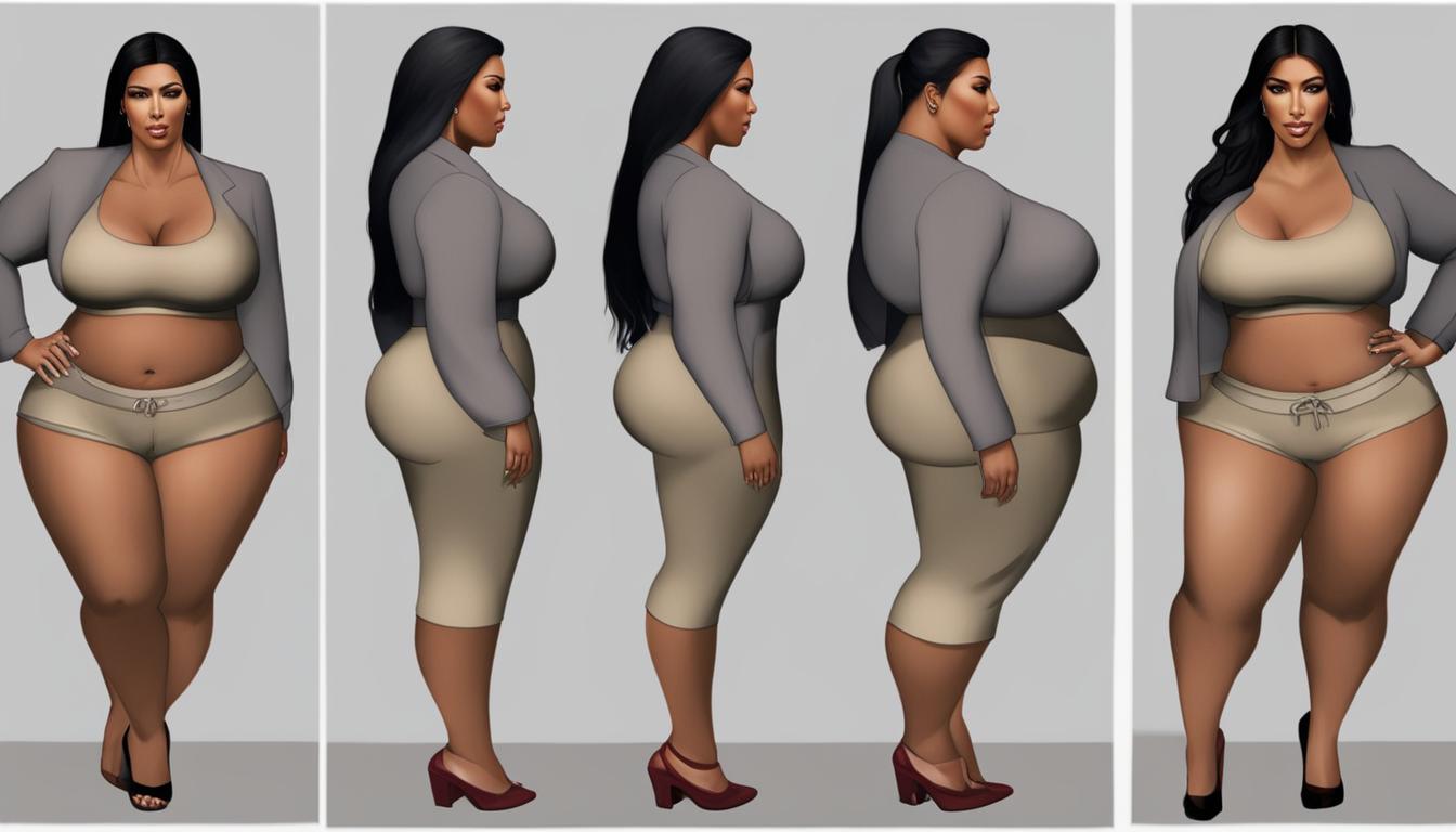 What did Kim Kardashian weigh at her heaviest?
