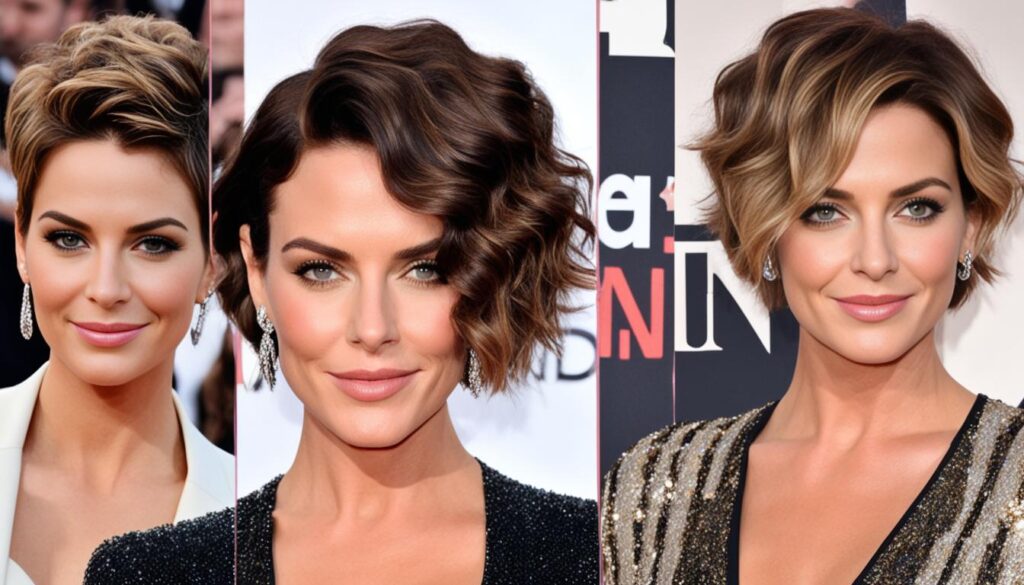 Soft natural celebrities with short natural hairstyles
